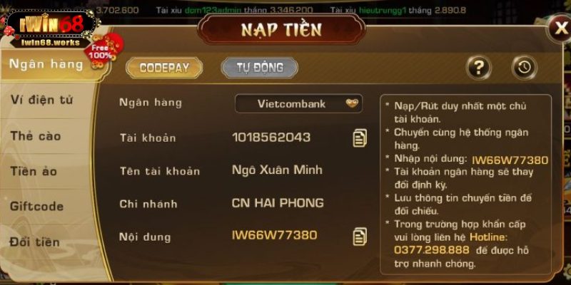 nap-tien-tai-iwin68-qua-chuyen-khoan-ngan-hang